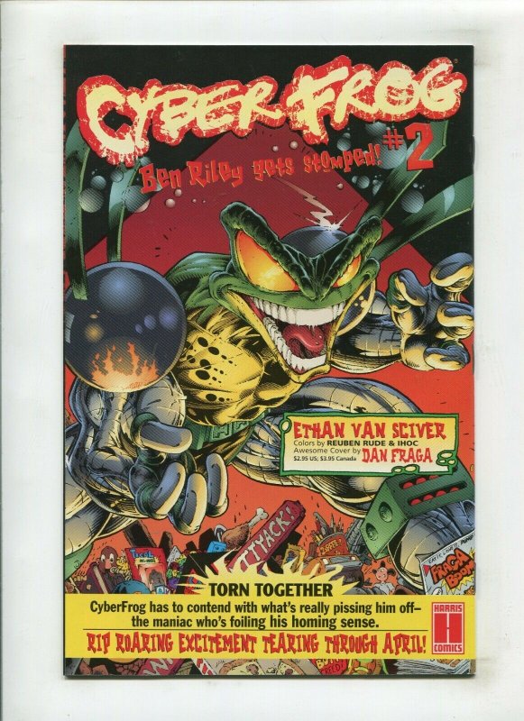 CYBERFROG #1 (9.0) ETHAN VON SCIVER ART!! 1996