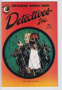 DETECTIVES INC #1 (Apr 1985) VF+ 8.5 white!