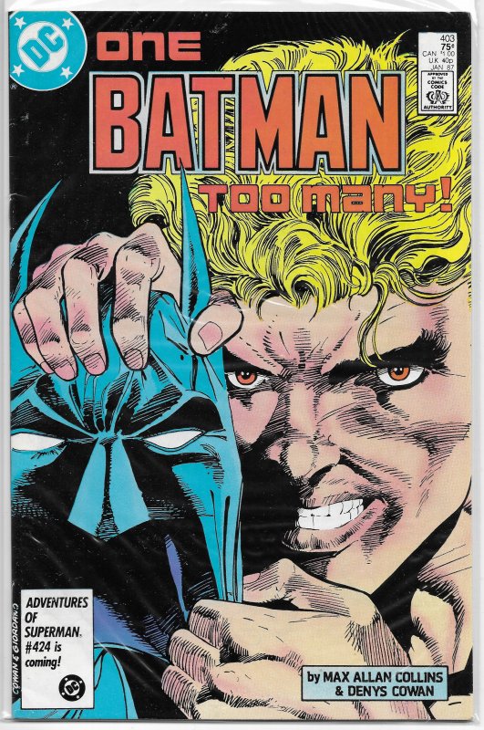 Batman   vol. 1   #403 FN Collins/Cowan