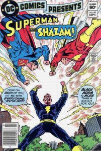 DC Comics Presents #49 (Newsstand) VF ; DC | Superman Shazam Black Adam