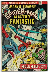 MARVEL TEAM-UP#17 FN/VF 1974 MISTER FANTASTIC BRONZE AGE COMICS