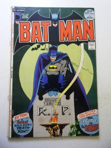 Batman #242 (1972) VG+ Condition stain fc