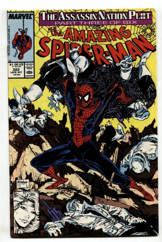 AMAZING SPIDER-MAN #322 1989-MARVEL COMICS-MCFARLANE NM-