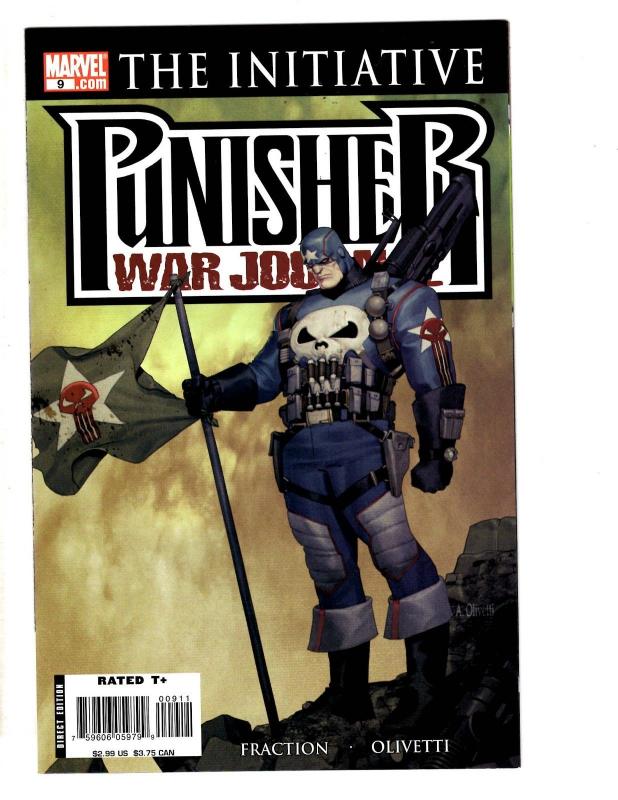 Lot Of 6 Punisher War Journal Marvel Comic Books # 1 (2) 6 7 (2) 9 Civil War MK7