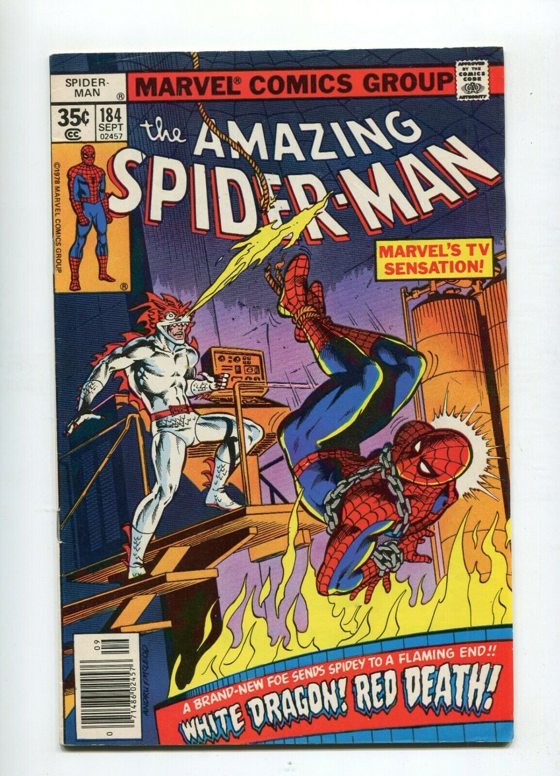 Amazing Spider-Man 184 VF- 1st App. White Dragon | Comic Books - Bronze  Age, Marvel, Spider-Man, Superhero / HipComic