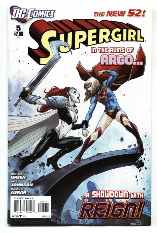 SUPERGIRL #5-2011-New 52-DC 1st appearance of REIGN.