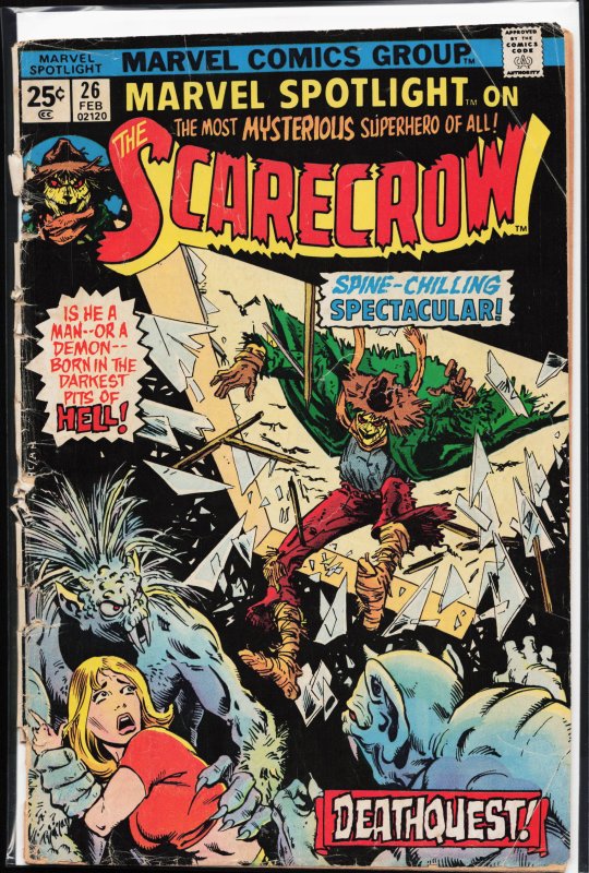 Marvel Spotlight #26 (1976) The Scarecrow / Straw Man