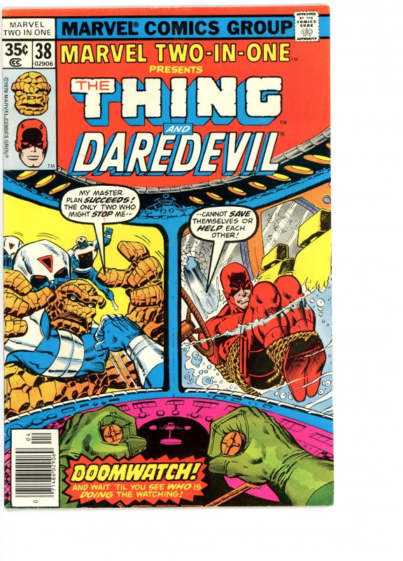 Marvel Two-In-One 38 F   Daredevil!