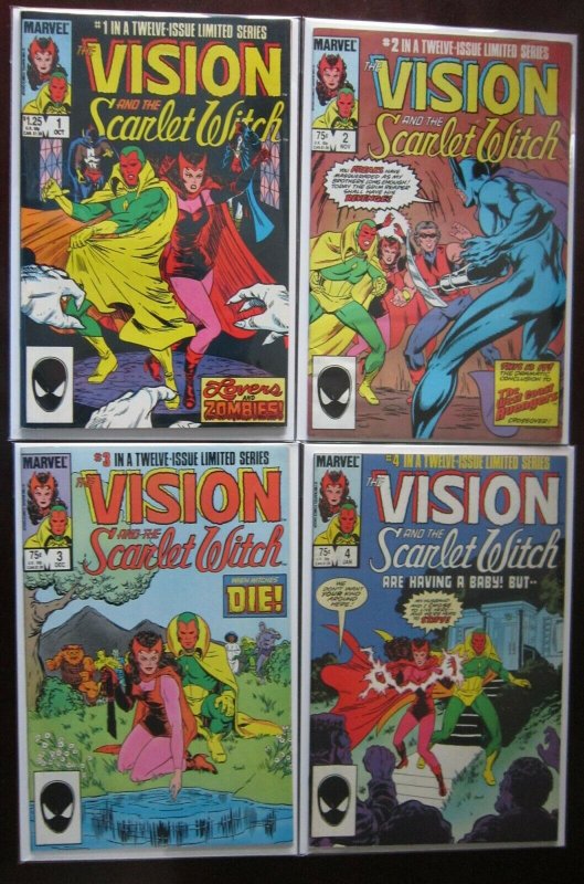 Vision and The Scarlet Witch # 1 - 12 - 2nd Series - 6.0 FN - 1985