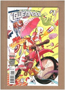 Unbelievable Gwenpool #1 Marvel Comics 2016 NM- 9.2
