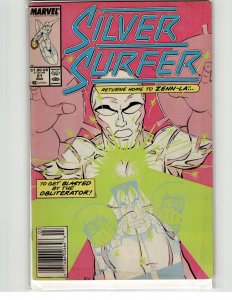 Silver Surfer #21 Newsstand Edition (1989) Silver Surfer