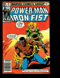 8 Power Man and Iron Fist Marvel Comics # 76 78 79 80 81 82 83 85 WS6