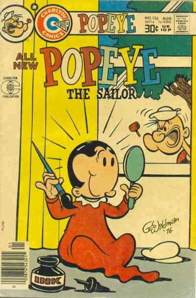 Popeye #136 VG; Charlton | low grade comic - save on shipping - details inside