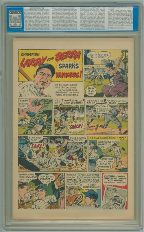 Sensation Mystery #110  (1952) CGC 9.6! OW Pages!