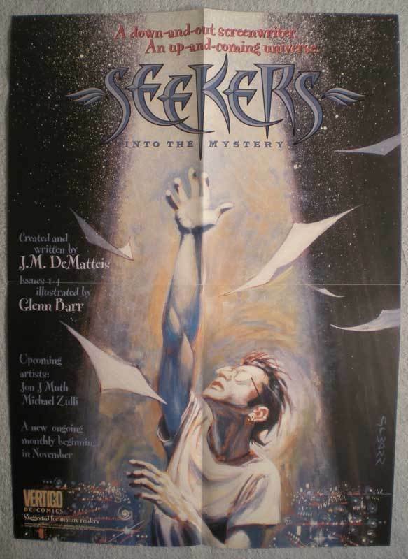 SEEKERS Promo poster, Vertigo, 16x22, 1995, Unused, more Promos in store