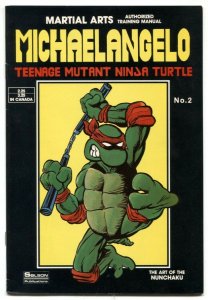 TMNT Authorized Martial Arts Training Manual #2 Michaelangelo-nunchaku