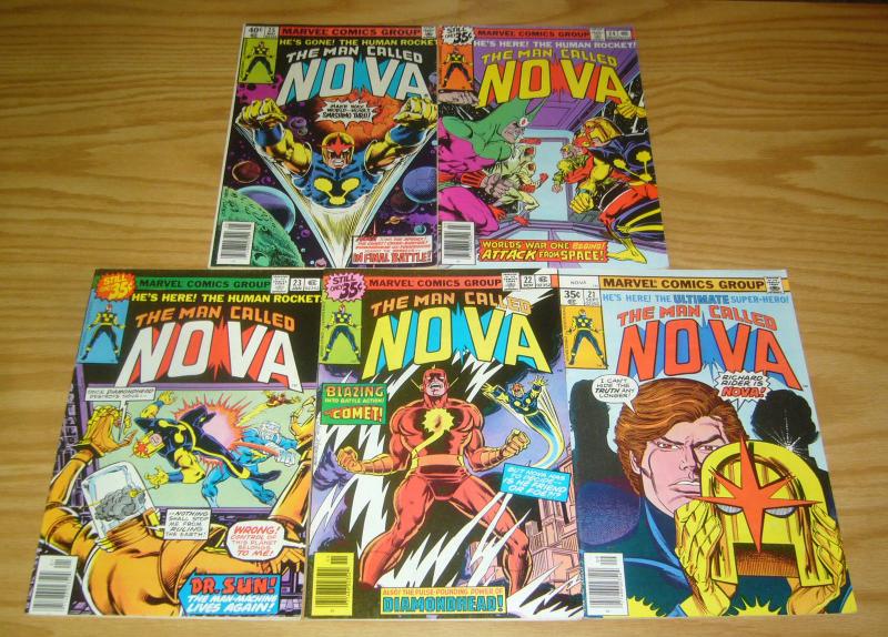 Nova #1-25 FN/VF complete series - bronze age marvel comics - wolfman/buscema