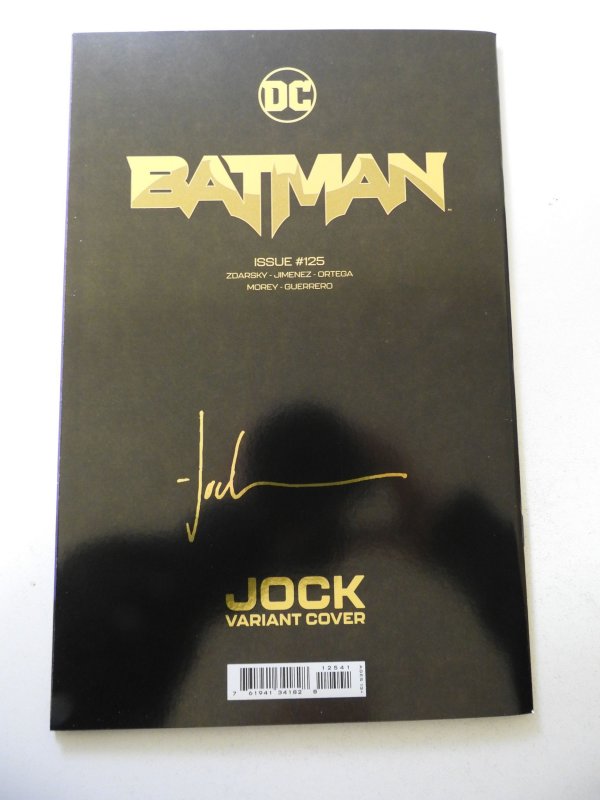 Batman #125 Jock Cover (Foil) (2022) NM- Condition