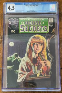House of Secrets #92 (1971) CGC GRADED 4.5