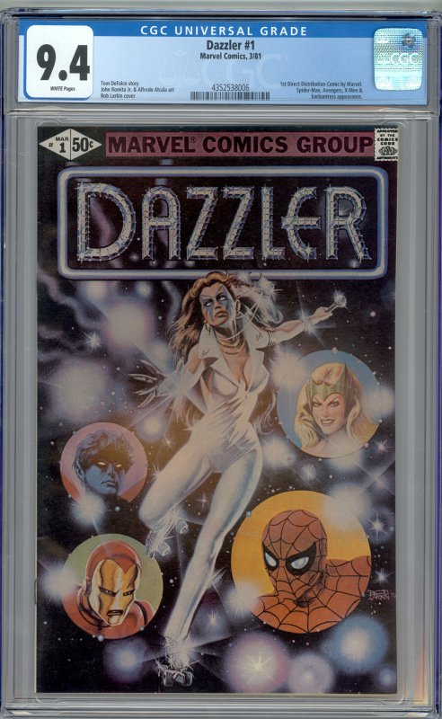 Dazzler #1 CGC 9.4 NM