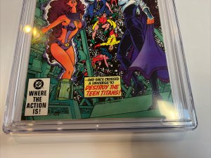 New Teen Titans (1982) # 23 (CGC 9.4 WP) | 1st App Vigilante | Signed Wolfman