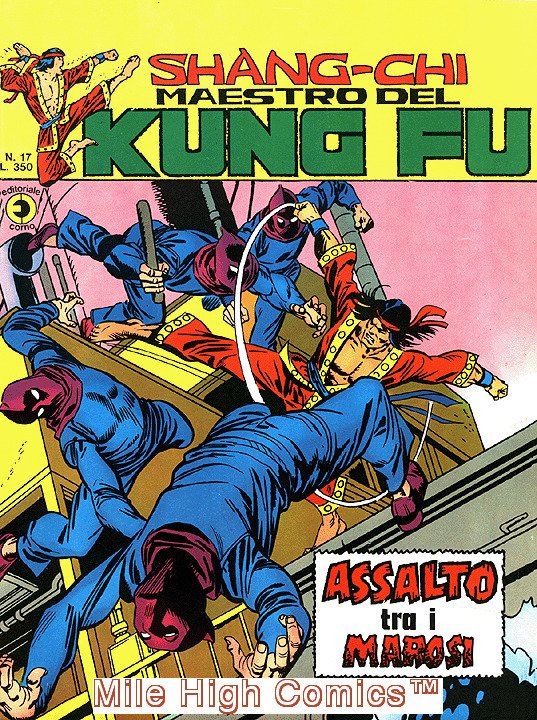 SHANG-CHI MAESTRO DEL KUNG FU MAGAZINE ITALIAN (1975 Series) #17 Near Mint