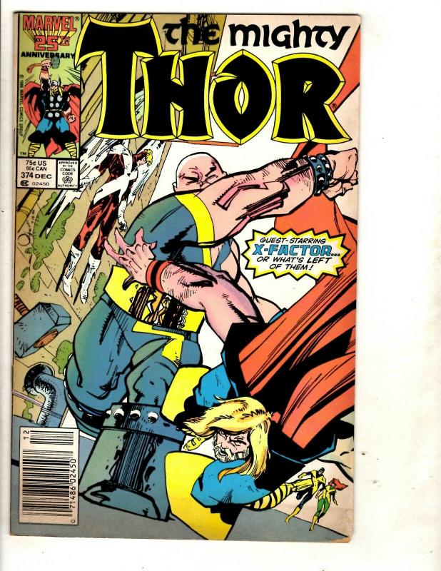 11 The Mighty Thor Marvel Comics # 347 349 350 351 352 353 356 357 372 + J334