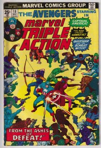 Marvel Triple Action #18 (1974) The Avengers