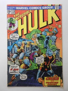 The Incredible Hulk #176 (1974) MVS Intact Solid VG Condition!