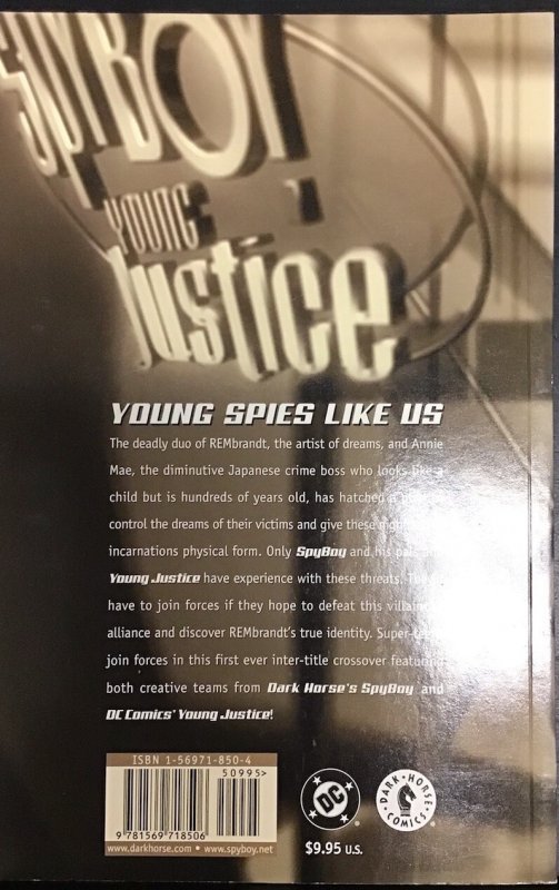 Spyboy/Young Justice Young Spies Like Us TPB Dark Horse Comics