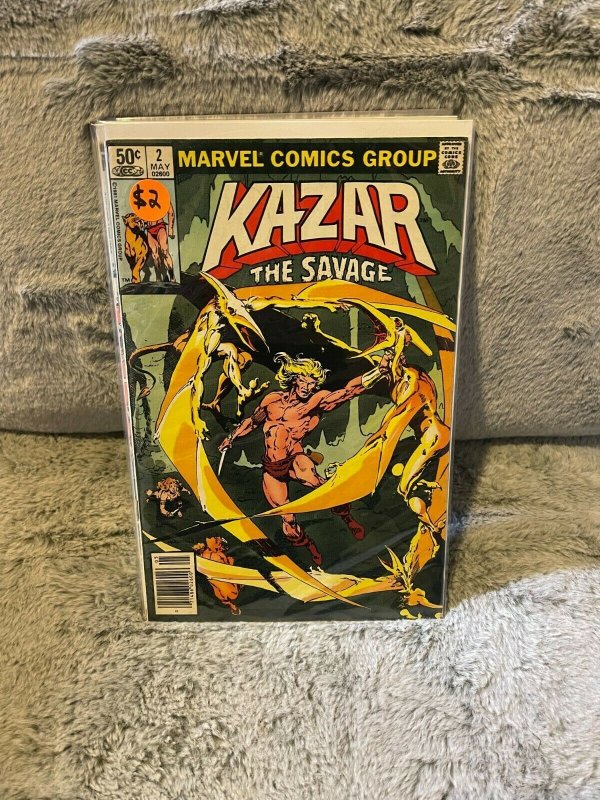 Lot Of 4 Marvel Comics Kazar Low - Midgrade 2,6, 31, 34