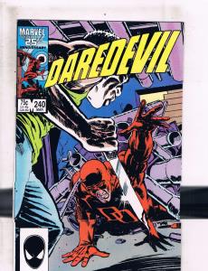 6 Daredevil Marvel Comic Books # 238 239 240 241 242 243 Bullseye Kingpin WT3