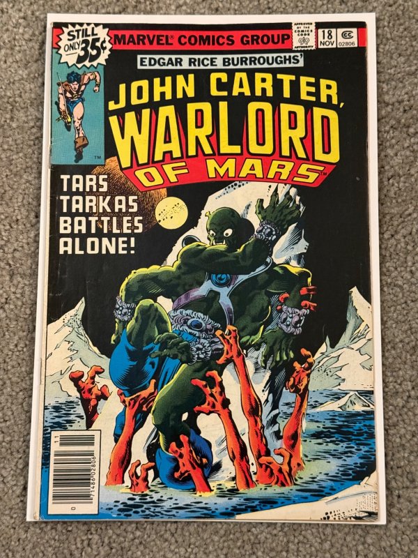 John Carter Warlord of Mars #18 (1978)