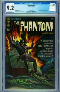 THE PHANTOM #15 CGC 9.2 1965-GOLD KEY COMICS-4291309004