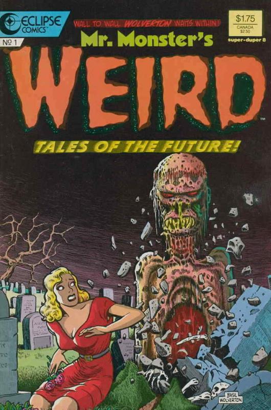 Mr. Monster’s Weird Tales of the Future #1 VG; Eclipse | low grade comic - save