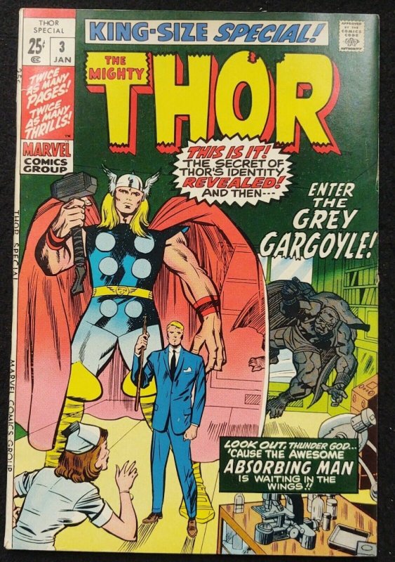 Thor King-Size Special (1966) #3 VF- (7.5) Jack Kirby