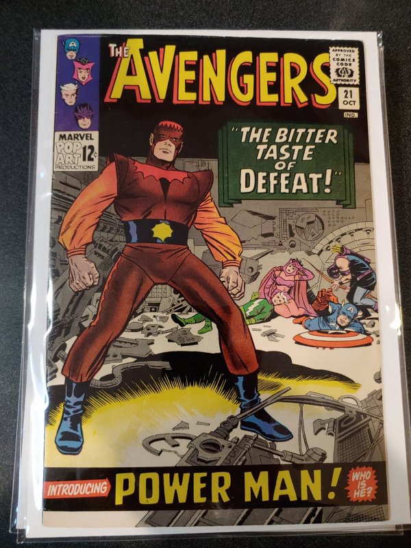 THE AVENGERS #21 MARVEL SILVER AGE CLASSIC F/F+