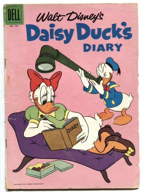 Daisy Duck's Diary -Four Color Comics #743 1956 VG-