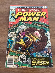 Luke Cage Power Man # 35 FN/VF Marvel Comic Book Defenders 14 J372