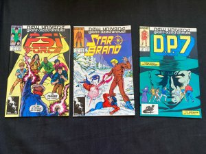 MISC MARVEL 3PC #1-3(9.0) NEW UNIVERSE,D.P.7,PSI FORCE,STAR BRAND (1987)