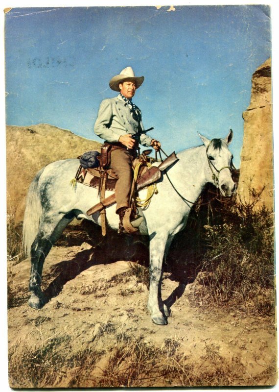 Wild Bill Elliott #8 1951- Golden Age Dell Western- Photo cover VG