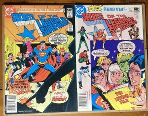 Secrets Of The Legion of Super-Heroes 1 & 2 DC Comics 1981 FN/VF Lot Of 2