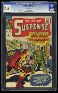 Tales Of Suspense #51 CGC VF- 7.5