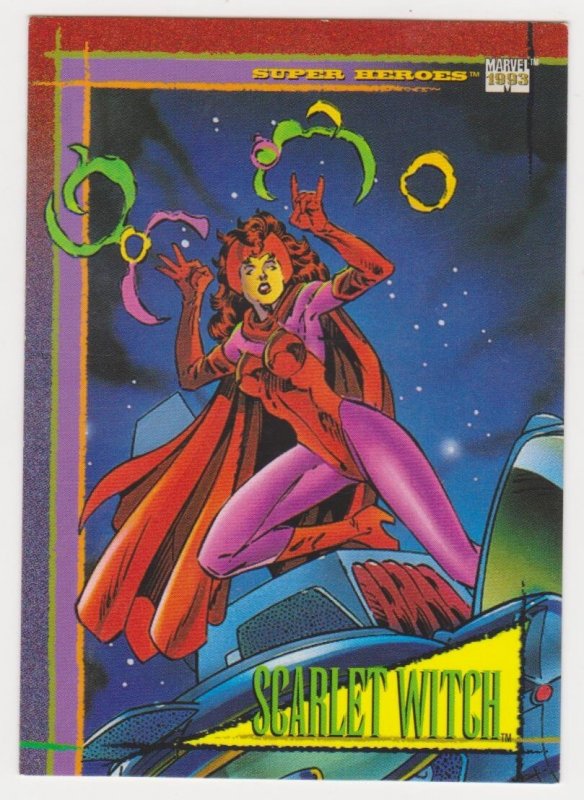 1993 Marvel Universe #64 Scarlet Witch