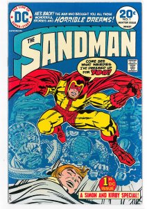 Sandman (1974 DC) #1 VF