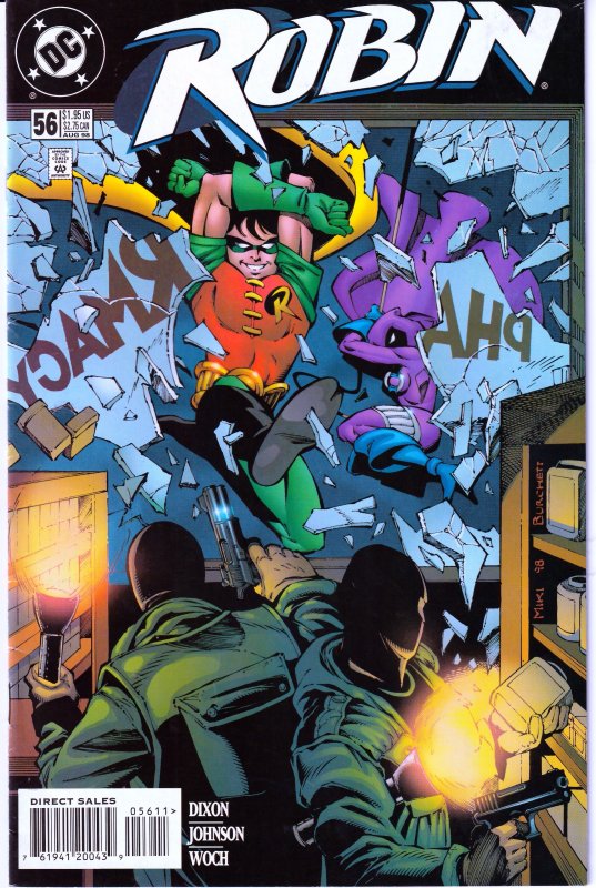 Robin(vol. 1) # 1,8-9,14,56,100 Knight's End, Troika, and Batman's New Costume !
