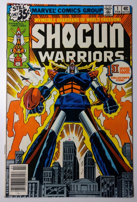 Shogun Warriors #1 (7.0, 1979) 1st team app of the Shogun Warriors