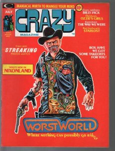 Crazy #5 1974-Marvel-West World-Stan Lee-humor-parody-Billy Jack-FN