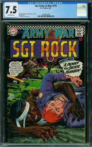 Our Army at War #179 (1967) CGC 7.5 VF-