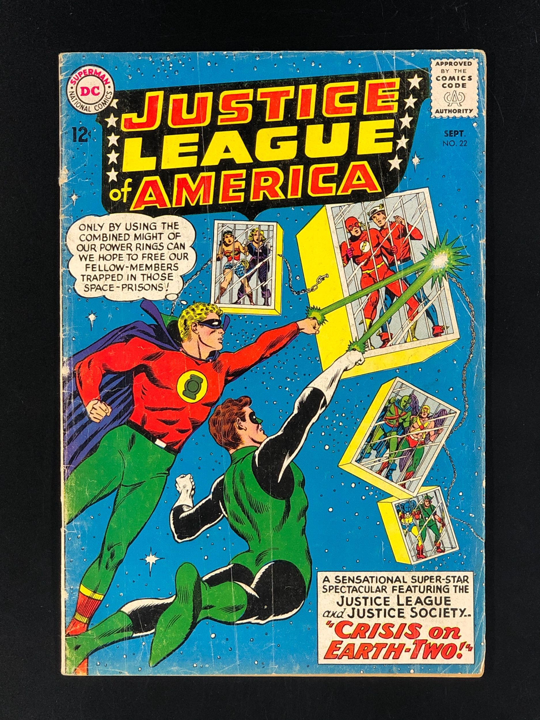 Justice League Of America 22 1963 Gdvg Part 2 Of Crisis On Earth Story Comic Books 